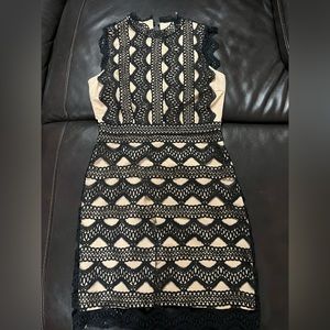 Lucy Paris Black Lace Dress